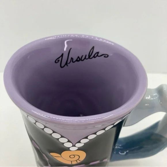 Disney Parks Pearls & Shell Ursula Mug - Picture 7 of 9